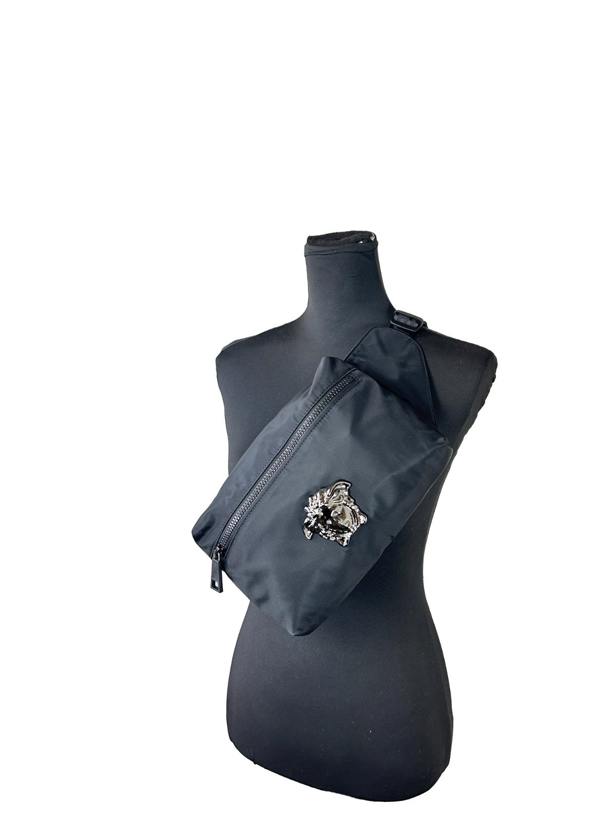 Versace Medusa Marsupio da cintura in nylon nero