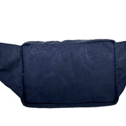 Sac banane Versace Medusa en nylon bleu marine