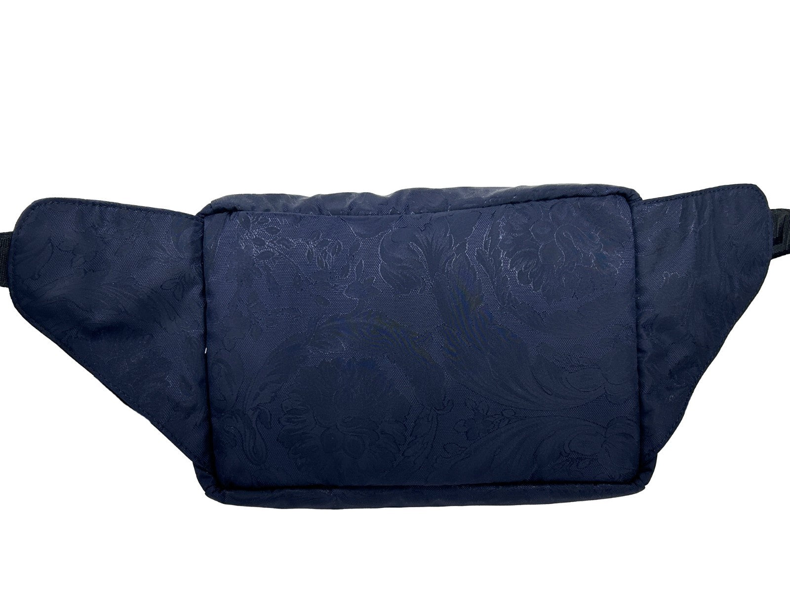 Sac banane Versace Medusa en nylon bleu marine