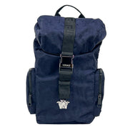 Borsa Zaino Versace Medusa in Nylon con Coulisse e Fibbia