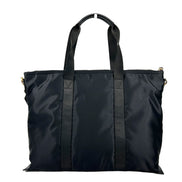 Borsa a tracolla tote Versace La Medusa in nylon nero
