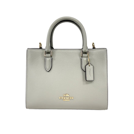COACH Coach Maggie Small Leather Crossbody Tote Bag