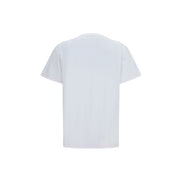 Ganni White Cotton T-Shirt