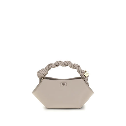 Ganni White Recycled Leather Shoulder Bag