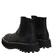 Dolce & Gabbana Black Leather Chelsea Boots