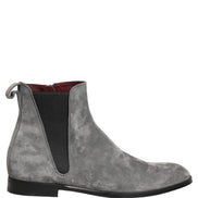 Dolce & Gabbana Gray Suede Leather Chelsea Boots