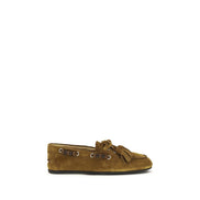 Miu Miu Beige Slip-On Loafers
