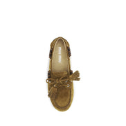 Miu Miu Beige Slip-On Loafers
