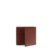 Valentino Garavani Bordeaux Leather Wallet