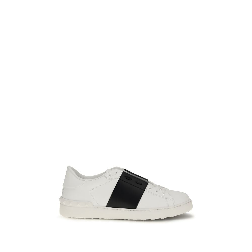 Valentino Garavani Black And White Low Top Sneakers