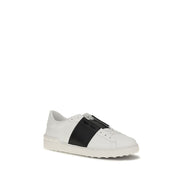 Valentino Garavani Black And White Low Top Sneakers