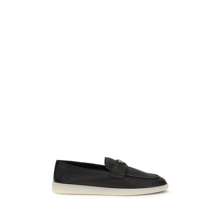 Prada Black Slip-On Loafers