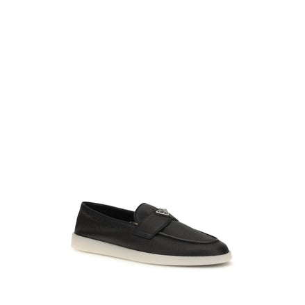 Prada Black Slip-On Loafers
