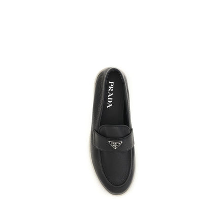 Prada Black Slip-On Loafers