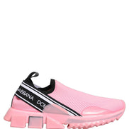 Dolce & Gabbana Pink Sorrento Slip-On Low Top Sneakers