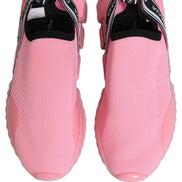 Dolce & Gabbana Pink Sorrento Slip-On Low Top Sneakers