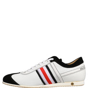 Dolce & Gabbana Black White Suede Low Top Sneakers