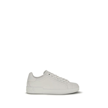 Dolce & Gabbana White Low Top Sneakers