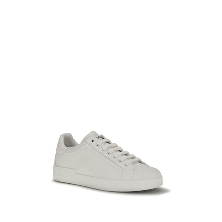 Dolce & Gabbana White Low Top Sneakers