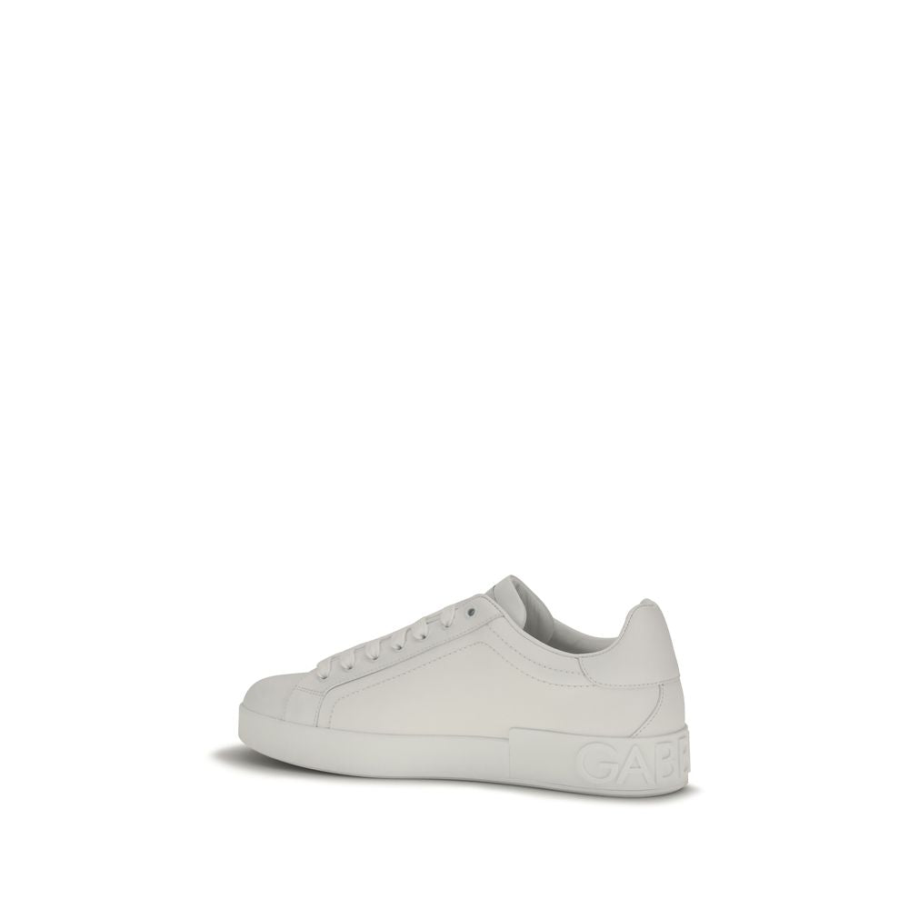 Dolce & Gabbana White Low Top Sneakers