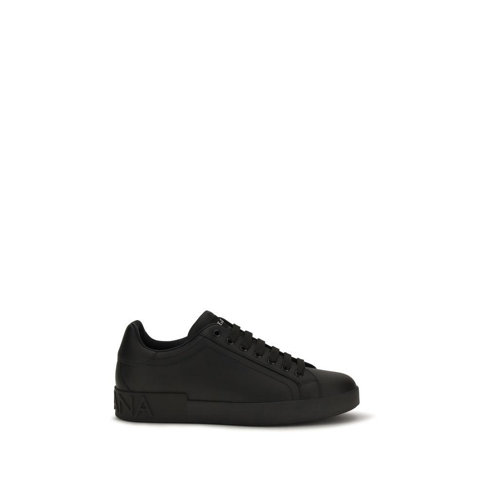 Dolce & Gabbana Black Low Top Sneakers