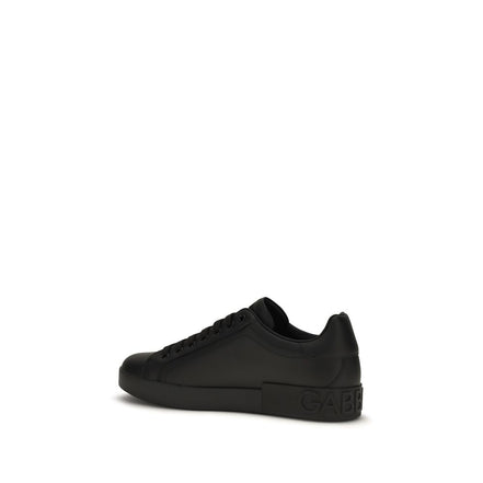 Dolce & Gabbana Black Low Top Sneakers