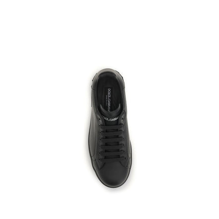 Dolce & Gabbana Black Low Top Sneakers