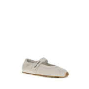 Miu Miu White Ballet Flats