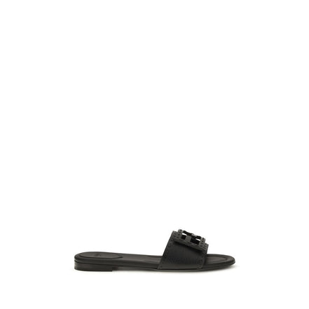 Fendi Black Baguette Sandals