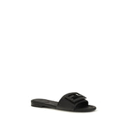 Fendi Black Baguette Sandals