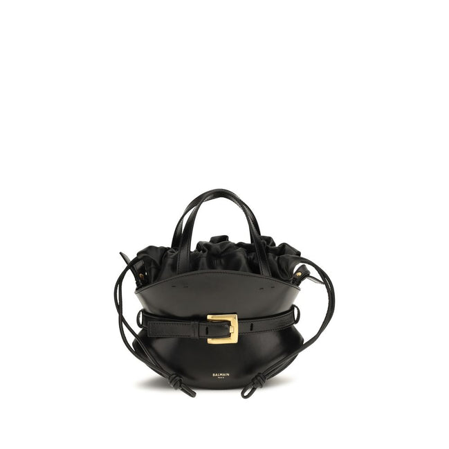 Balmain Black Shuffle Mini Shoulder Bag