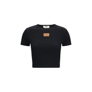 Fendi Black Cotton T-Shirt