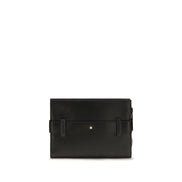 Balmain Black Leather Shoulder Bag