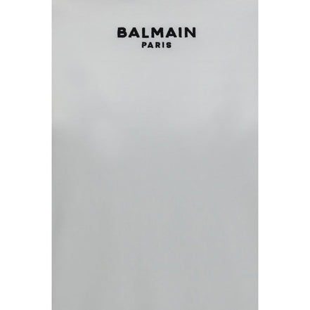 Balmain White Cotton T-Shirt