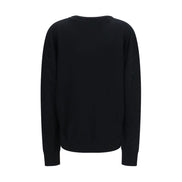 Balmain Black Wool Sweatshirt