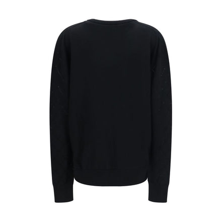 Balmain Black Wool Sweatshirt