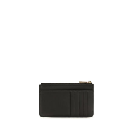 Dolce & Gabbana Black Zip Card Holder