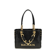 Balmain Black Cabas 1945 Shoulder Bag