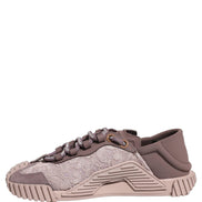 Dolce & Gabbana Pink Lace NS1 Low Top Sneakers