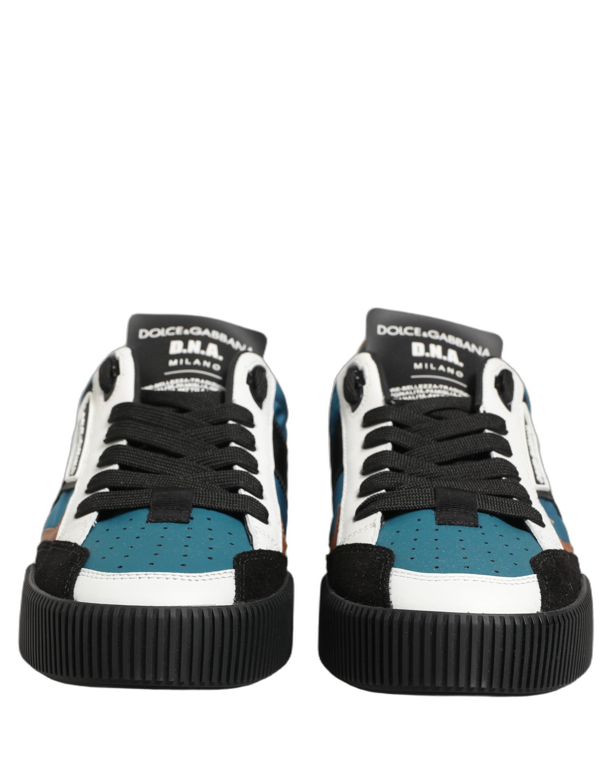 Dolce & Gabbana Multicolor Leather MIAMI Low Top Sneakers