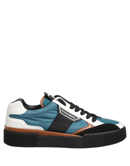 Dolce & Gabbana Multicolor Leather MIAMI Low Top Sneakers
