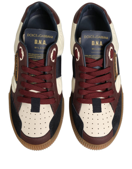 Dolce & Gabbana Multicolor Leather MIAMI Low Top Sneakers
