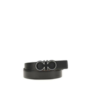 Ferragamo Blue Leather Regular Belt