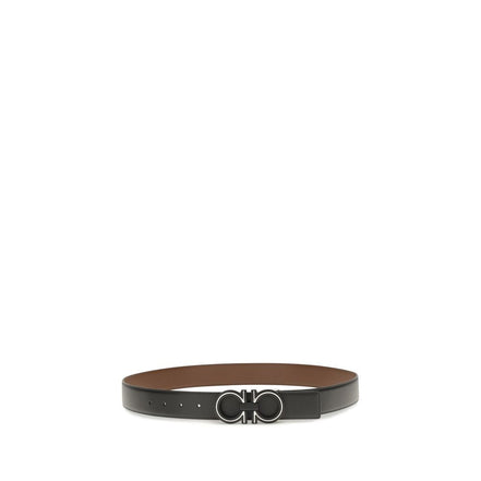Ferragamo Blue Leather Regular Belt