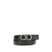 Ferragamo Black Gancini Belt