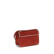 Valentino Garavani Multicolor Suede Shoulder Bag