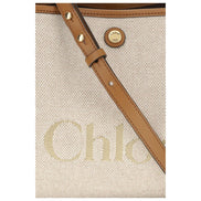 Chloé Beige Fabric Shoulder Bag