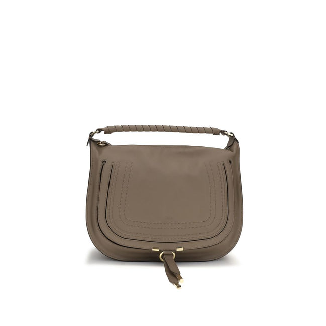 Chloé Beige Marcie Shoulder Bag