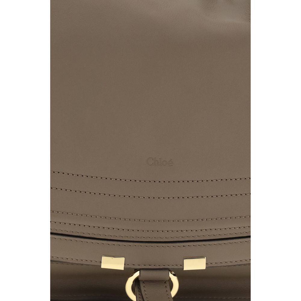 Chloé Beige Marcie Shoulder Bag