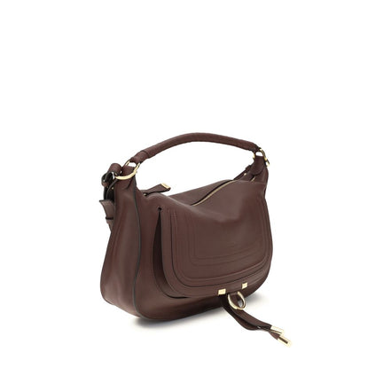 Chloé Bordeaux Marcie Small Shoulder Bag